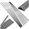 PYMUST 6/12 Pezzi - Aste per frecce in Carbonio Puro da 31 Pollici, Diametro Interno 6,2 mm, rigidità 250/300/350/400/500/600, per tiro con Arco ricurvo, Arco Compound (6, 350SP)