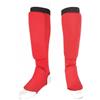AsrMyjcx Paratibia Karate Paratibia Parapiede Parastinchi Protezione Continuativa tra Gamba E Piede EVA Spessa Riduce Impatti Sagomatura Ergonomica Stabilità, Rosso, L
