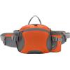 Dolltobe Marsupio con portabottiglie d'acqua, 5 tasche, arancione da escursionismo, per uomo e donna, cintura regolabile leggera da 60 a 130 cm, corsa, viaggi, sport all'aria aperta
