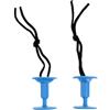 TEMOOUES Spina per guinzaglio per tavola da surf e corda per tavola da surf con cavo, spina per corda con slot staccabili con slot
