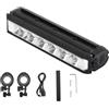 Generic Luce LED Anteriore for Scooter Elettrico for Xiaomi 2000mAh 4000mAh Torcia Impermeabile Lampada da Ciclismo con Ricarica USB(4000mAh)