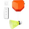 MAGICLULU Set di Allenamento Colore Casuale Telecomando Portatile Badminton, Allenatore Automatico Rimbalzo Regolabile in Nylon e Lega di Ferro per Pratica Indoor e Outdoor