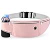 Yutissi Marsupio Running con Portaborraccia Marsupio, Cellulare Donna Uomo，Nero