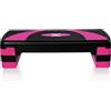 MAXSTRENGTH Stepper per esercizi aerobici, 3 livelli regolabili in altezza, 10 cm, 15 cm, 20 cm, adatto per aerobica, cardio, pesi, yoga, allenamento per interni ed esterni, fitness stepper per casa e