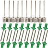 Garneck 200 Pezzi Aghi per Pompa Palla, Ago di Gonfiaggio per Pallone in Acciaio Inox e Plastica, Gonfiaggio Rapido, per Rugby e Football, per Borsa Sportiva