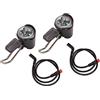 Tuminita 2X E-Bike LED 6V 12V 24V 36V 48V 60V Luce per Bicicletta Anteriore Impermeabile Connettore Impermeabile (2 Pin)