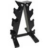 AsrMyjcx Portapesi Manubri Rack Porta Manubri Supporto Pesi Mensola Pesi Design Triangolare Compatto Cornice Verticale Base Robusta Adatto a Organizzazione, Nero, Tre Strati