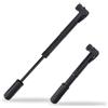 HEALSOPTHY Mini Pompa ad Aria per Bici Portatile, Manuale, Nero, 1 Pezzo