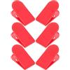 HOMSFOU 6 Pezzi Clip di Sicurezza Presa Forte in Plastica Rossa per Tapis da Corsa e Sostituzione Facile per Accessori Fitness e Macchina da Corsa