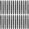 YARNOW 100 Set Aste Freccette 2ba Astine Freccette in Nylon Nero Set di Anelli Antiscivolo Presa Migliorata Ricambi Professionali