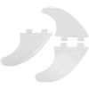 Kadimendium Set di Pinne per Propulsore per Tavola da Surf, Materiale Durevole in PVC Facile da Installare per Longboard e Shortboard, 3 Pezzi