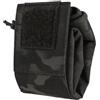 ZJIEYU Borsa Tattica Multiuso, Borsa Pieghevole Leggera Molle | Dimensioni Ultracompatte Una Volta Riposta, Grande Versatilità, Compatibile Con Cinture,(MCBK)