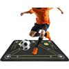 Générique Tappetino da calcio 80 x 50 cm assorbimento degli urti in terra diatomea | Tappetino da calcio Attrezzature per l'allenamento per il controllo palla e piedi