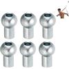 Cbhoktyue 6 tappi a sfera per cavi, accessori per cavi, accessori per macchine per cavi, cavi da 5 mm, attrezzature per il fitness, giunto per funi metalliche, per palestra domestica