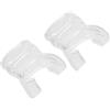 TOYANDONA 2 Pezzi Boccaglio in Silicone Morbido per Ricambio per Regolatore Snorkeling Subacqueo Accessorio Igienico Compatibile la Maggior Parte dei Modelli