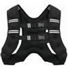 Generic Gilet Zavorrato da Allenamento Fitness Pesato con Cinghie Frontali Regolabili Vestibilità Stabile Spalline Imbottite Adatto per Corsa Escursionismo Palestra, 4LB