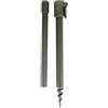 Marchfunny Supporto telescopico regolabile per canna da pesca in alluminio, 30-45 cm, rivestimento in tessuto per uso in barca