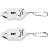 SHERCHPRY 2 Pezzi Contatore di Colpi di Golf, Contatore Punteggio Golf Mini a Forma di Topo, Plastico Bianco, Portatile, per Giocatori e Appassionati, per Partite Casual e Competizioni
