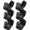 Toddmomy 6 Pezzi Tasca da Biliardo in PVC Nero per Tavolo da Biliardo e Snooker, Facile Installazione e Durata Prolungata, Accessorio
