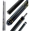 KONLLEN KL-3K - Stecca da Biliardo in Fibra di Carbonio, Senza avvolgimento, Professionale, Tecnologia a Bassa deflessione, 12,2 mm, 147 cm, 3/8 x 8 Giunti