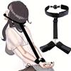 yilemeiyile Di Allungamento Per Yoga Di Allungamento Per Gambe In Nylon Nero Accessori Per Esercizi Yoga-QD6-7P28
