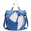 Generic Sport Shoulder Pack Borsa da Badminton Borsa Sportiva Borsa a Tracolla Borsa da Tennis in Nylon E Poliestere Leggera con Scomparto per Racchette, Multicolore, Blu E Bianco