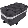 Generic Borsa Portapacchi Posteriore per Bici Borsa Portabagagli per Bici 30x18x14cm Oxford 1680D Antipioggia con Striscia Riflettente per la Sicurezza in Bicicletta