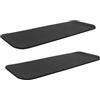 Toyvian 2 Pezzi Tappetino Antiscivolo e Ammortizzante per Tapis da Corsa in PVC e Silicone 70x28 Cm per Allenamento in Palestra o Casa