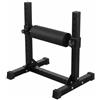 TISHITA Rack per Squat Supporto Squat Posteriore Unilaterale Appoggio Piede Regolabile Design per Single Leg in Acciaio con Schiuma Adatto per Bilanciamento, Regolabile Con Perno Di Bloccaggio
