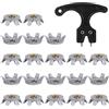 Générique Sostituzione Ramponi Scarpe Golf Kit Strumenti per Punta | Punte Antiscivolo, Stabili, Con Chiave, Accessori Sportivi Per Running, Trail, Tennis, Salto Su Strada E