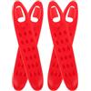 SWOOMEY 4 Pezzi Leve per Copertoni Bici in Pom Rosso, Strumenti Leggeri e Facili da Usare la Riparazione di Pneumatici da Bici in Viaggi e Ciclismo Outdoor