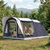DecHome - Tenda Campeggio 2 Posti 4 Posti a Tunnel Camera da Letto Zona Giorno Impermeabile 480x300x213 cm Blu Navy