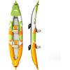 Wellness Point Aqua Marina Kayak Betta per 2 persone - Kayak gonfiabile con sedili Drop-Stitch, schienale regolabile, PVC ad alta pressione, struttura leggera, sistema di finlanda, set di accessori