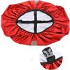 ZRHWSPD Coprizaino Impermeabile Double Buckle Reflective Rain Cover Oxford Cloth Adjustable Waterproof Backpack Elastic(Red,XS)