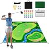 Générique Tappetino per l'allenamento a golf - Attrezzatura pratica per lo sport | Tappetino da prato sintetico portatile per colpire il golf, per uso interno ed esterno, casa, J