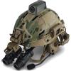 Generic Set Casco Tattico 6 in 1 con Cuffie for Captazione e Riduzione del Rumore