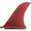 Baoblaze per Tavola da Surf Pinna per Longboard Deriva per Centrale Fibra di Vetro Prestazioni Ottimizzate Profilo Aerodinamico per Guida Costante Adatta , Rosso , 10 Pollici