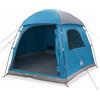 GPUTYGHN Tenda a igloo impermeabile per 6 persone, tenda familiare in poliestere con rivestimento in PU, tenda da campeggio antivento con cuciture sigillate, copertura rimovibile e pratica