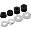 SWOOMEY Kit di Boccole per Skateboard in Pu Nero, Set 1 Pezzo, Ammortizzatori Anti-Vibrazione Che Riducono L'impatto Stradale e Prolungano la Durata, per Skating e Carving