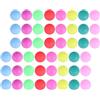 WRITWAA 50 Pezzi Palline da Ping Pong Colorate, Palline da Tennis da Tavolo, Pp Senza Cuciture, 40mm, Mix Colori, per Giochi Divertenti e Giochi per Gatti Colore Casuale