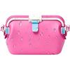 Generisch Borsa per il trasporto in silicone, 2000 ml, impermeabile, pieghevole, galleggiante, riutilizzabile, Colore: rosa., Siehe Beschreibung, descrizione | Borsa da donna per piscina, relax, campeggio, picnic, raccolta di fragole