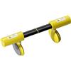 Qianly Muscle Allenatore o Tonificatore Cosce Dispositivo Gambe Attrezzo Fitness Strumento 2 in 1 con Materiale PP E Ferro Resistenza Controllata Presa , Giallo