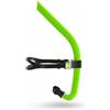 harayaa Snorkel in Silicone Boccaglio Attrezzatura Nuoto Snorkel Frontale Tubo Respirazione con Cinghia Testa Regolabile E Ventilazione Ampia Adatto per Allenamento Nuoto Piscina, Verde