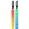 Philips DLC5130C Cavo USB-C 60W PD, 1 m, luce respiratoria RGB, ricarica rapida, senza grovigli, cavo intrecciato per Android, MacBook, Switch, tablet, laptop