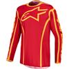 alpinestars Fluid Apex V2 Uomo Maglia MX M rosso