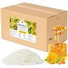 VEGISHINE Cera D'api Bianca Biologica 9KG, Cera D'api Gialla Pura e Naturale al 100% per La Cura Della Pelle Fai Da Te, Balsamo per Labbra, Smalto, Lozione, Sapone e Accessori per La Fabbricazione di Candele