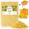 VEGISHINE Cera D'api Gialla Biologica 453G, Cera D'api Gialla Pura e Naturale al 100% per La Cura Della Pelle Fai Da Te, Balsamo per Labbra, Smalto, Lozione, Sapone e Accessori per La Fabbricazione di Candele