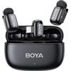 BOYA MINI 2 Microfono per iPhone 15/16/17, Android, Microfono Wireless, 5g, 48kHz/24Bit, 100m, Microfoni Lavalier USB-C, 30 Ore, Microfoni Senza Fili per Video Social, Vlogging, YouTube, Streaming