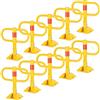 Stagecaptain PPS-47XL Blocco Parcheggio 10x Set, Si fissa al suolo | Barriera fissa per parcheggi, Impedisce a veicoli non autorizzati di parcheggiare, Bloccabile (3 chiavi incluse), 5 x 22 cm