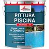 ARCANE INDUSTRIES Pittura Piscina Cemento Idrorepellente 10 L Grigio Simile - - RAL 7040